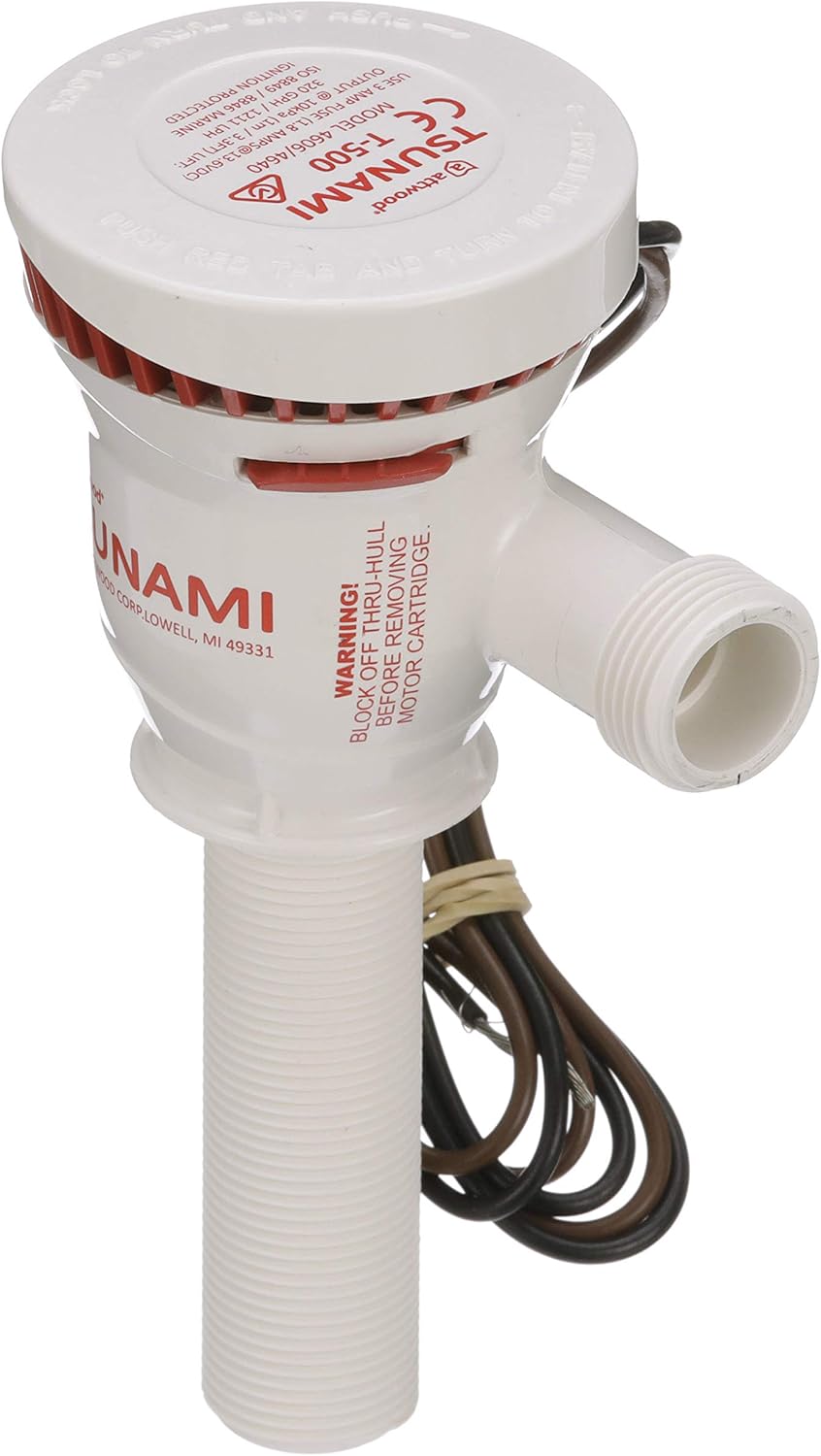 Attwood Tsunami Marine Aerator Pump Low Power Bilge Baitwell Livewell