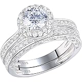 Newshe Cubic Zirconia Jewelry Set: Sterling Silver 1.7Ct Princess Cross Cz Size 5 5 982a6011 0195 4564 B5a4 8728f9730b06.f3cdbb64ae00c3c1a111be3951854e58
