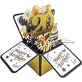 Asmallgf Cool 20th Birthday Pop Up Card for Him Her, Happy 20 Year Old Birthday Gifts for Women Men, 20 Bday Decorations