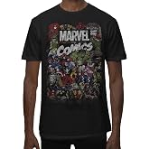 Marvel Avengers Crew Comics Logo Adult Mens Graphic T-Shirt
