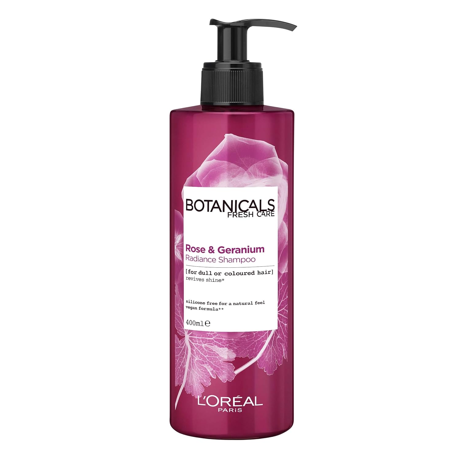 L'Oreal Paris Botanicals Rose and Geranium Coloured Hair Vegan Shampoo ...