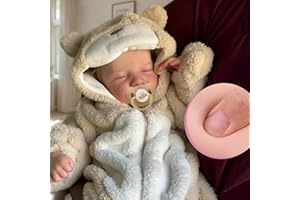 BABESIDE Lifelike Reborn Baby Dolls Boy - 17-Inch Baby Soft Body Realistic-Newborn Baby Doll Silicone Full Body Vinyl Real Life Baby Dolls with Toy Accessories