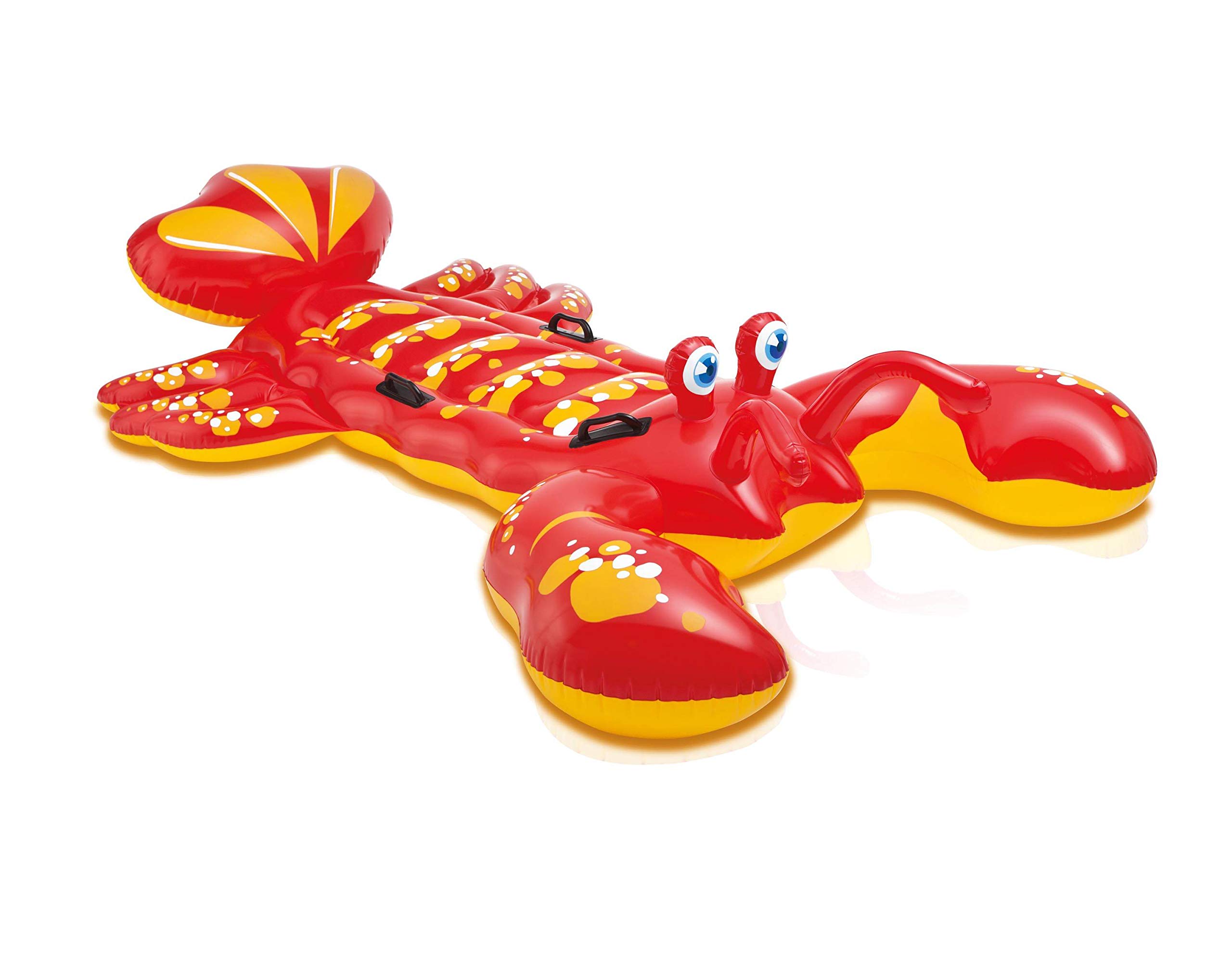 Photo 1 of INTEX Giant Lobster Inflatable Pool Float: Animal Pool Toy For Kids – 4 Heavy-Duty Handles – 176lb Weight Capacity – 84" x 54" – For Ages 3+