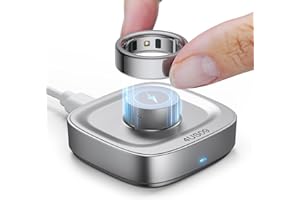 VOKELATER Ring Charger Compatible with Oura Ring4, Fast Charge for Oura Ring Gen 4 of Size 9, Charging Dock with USB-C Cable