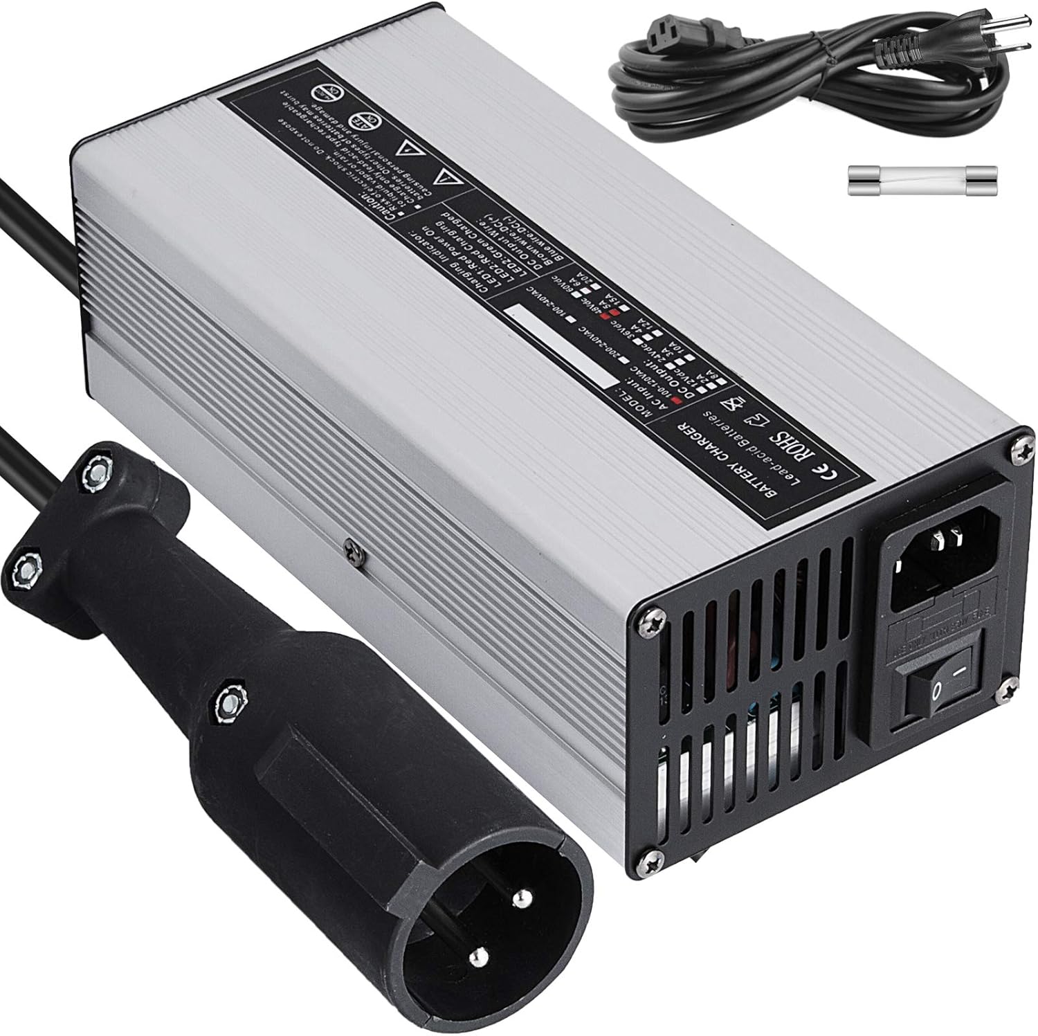 VEVOR Golf Cart Charger, 48V Golf Cart Charger, 5A Golf