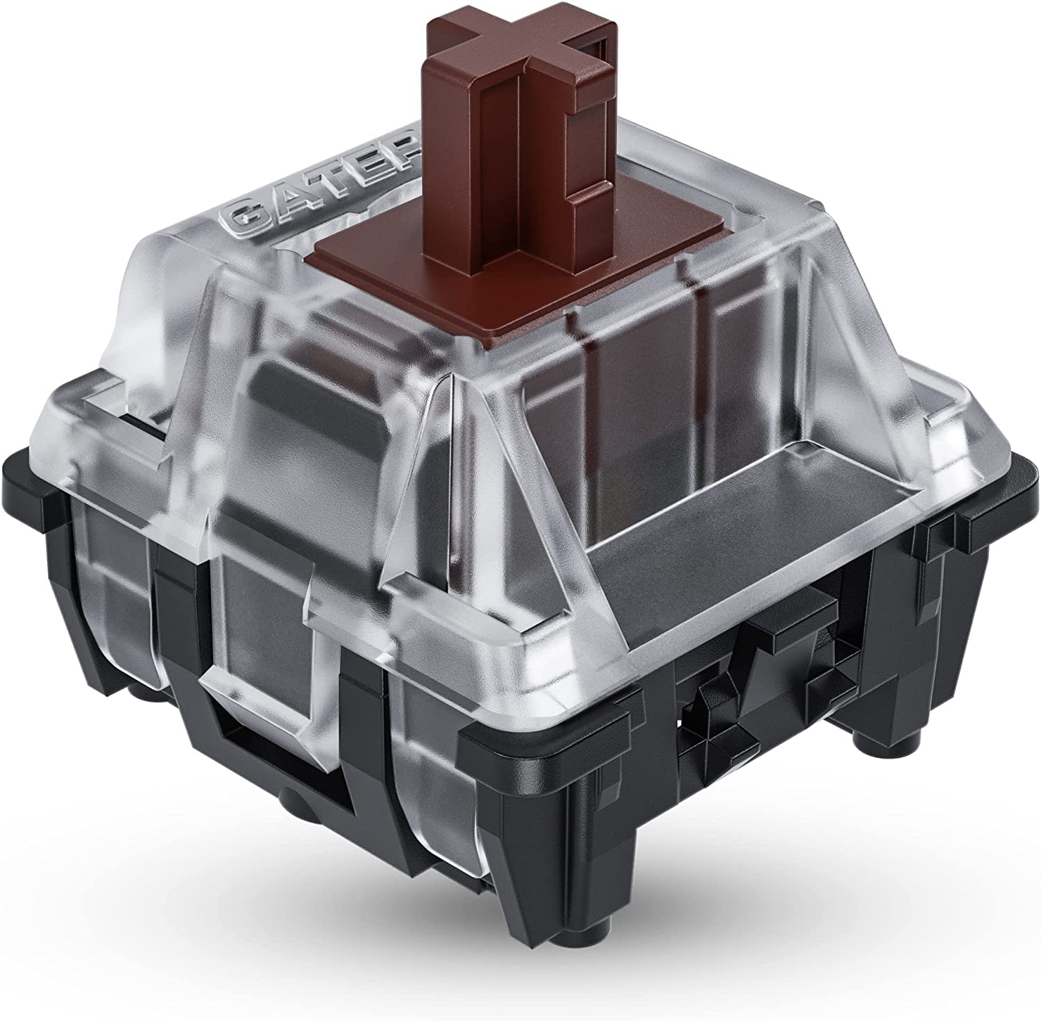 Ranked Gateron ks-15 Optical Key Switches for RGB Mechanical Gaming Keyboards | Plate Mounted (Gateron Optical Brown, 10 Pcs)