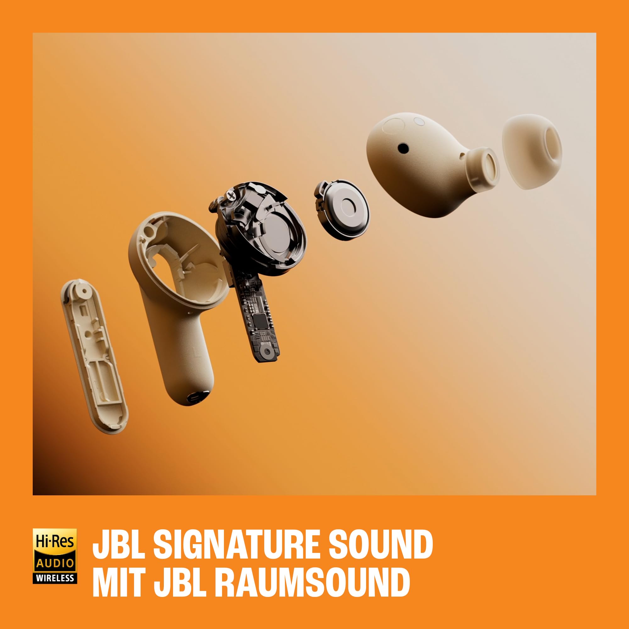 JBL Live Beam 4, Kabellose Noise-Cancelling-Ohrhörer, Hi-Res Audio, Smart Charging Case, Bluetooth, 48 Std. Akkulaufzeit, IP55 wasserdicht, Grün 3