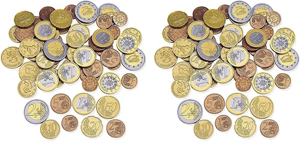 Learning Resources Euro Coins Set (Set of 100) (Pack of 2)