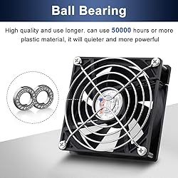 Wathai EC 90mm x 25mm Ball AC Axial Cooling Fan