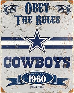 Party Animal NFL Embossed Metal Vintage Pub Signs