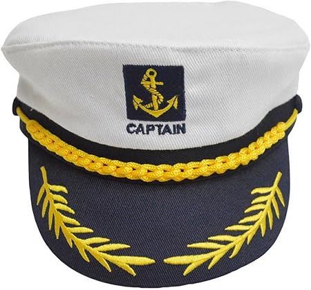 Amazon C Princess 水兵さん セーラー キャプテン 帽子 キャップ ハット 大人 子供用 ハット 海軍 コスプレ 普段使い 仮装 パーティー 子供54cm Cホワイト 変身アクセサリー おもちゃ