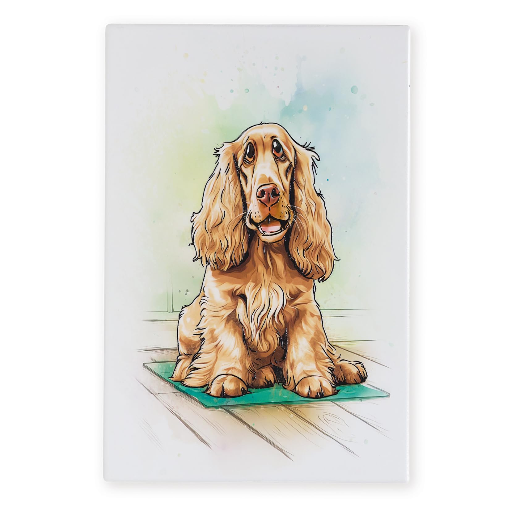 Art of Arora 2852 Cocker Spaniel Ceramic Tile Picture Plaque Wall Art 30 x 20cm