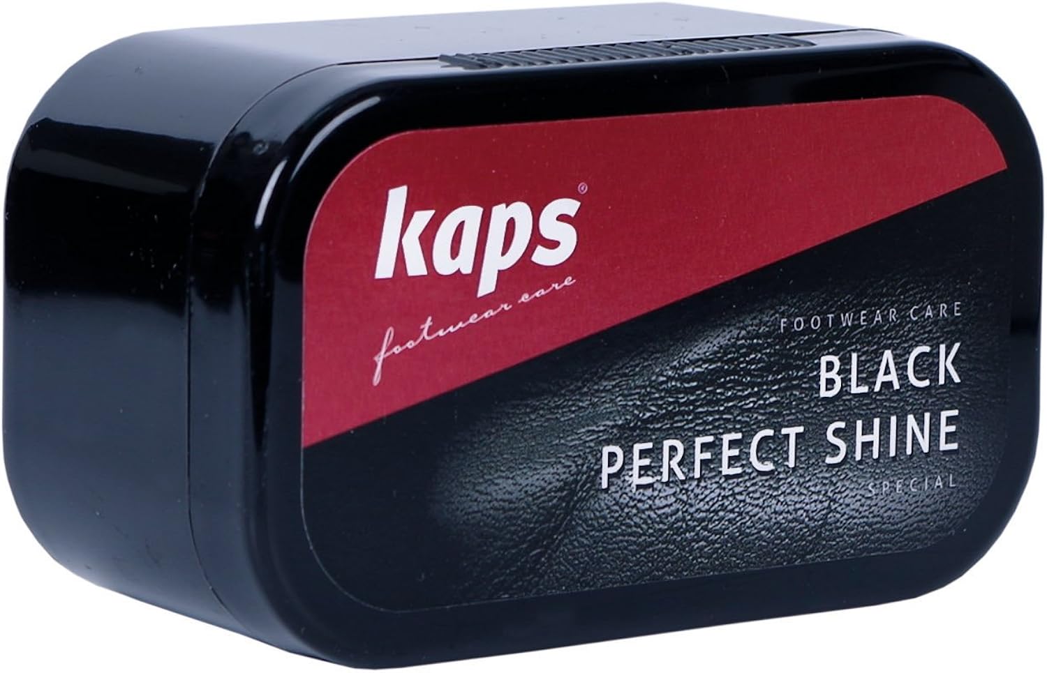 Shoe Polish Sponge Gives Instant Gloss, For Leather Shoes Boots Bags, Kaps Perfect Shine (Black): Shoes