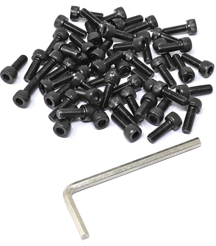 Tornillos Cabeza Plana Torx M5x20 Mm Negro - 20 Unidades, Acero Inoxidable A2