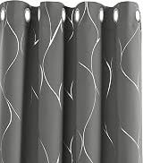 Deconovo Blackout Curtains Thermal Insulated 46x54 Inch Grey 2 Panels