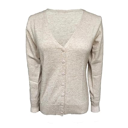 HIDOUYAL Damen Basic Cardigan Wolle Blended Feine Buttoned Uni Größen S-XXXL