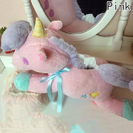 Amazon Baringユニコーンぬいぐるみぬいぐるみソフトおもちゃかわいい人形 ティッシュポンプ ギフトgood Gift For Children Cm ピンク Ywlo04 ぬいぐるみ おもちゃ