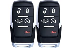 2X New Quality Replacement Proximity Key Fob Remote Compatible with & Fit for RAM 2500 3500 4500 5500 - MPN GQ4-76T-01