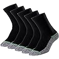 Kodal Copper Infused Crew Socks Business Athletic Moisture Wicking Odor Free Comfortable for All Day Wear (4/5 Pairs)