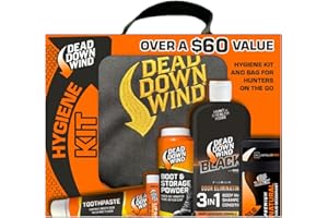 DEAD DOWN WIND All-in-One Hygiene Kit and Bag for Hunters on The Go!