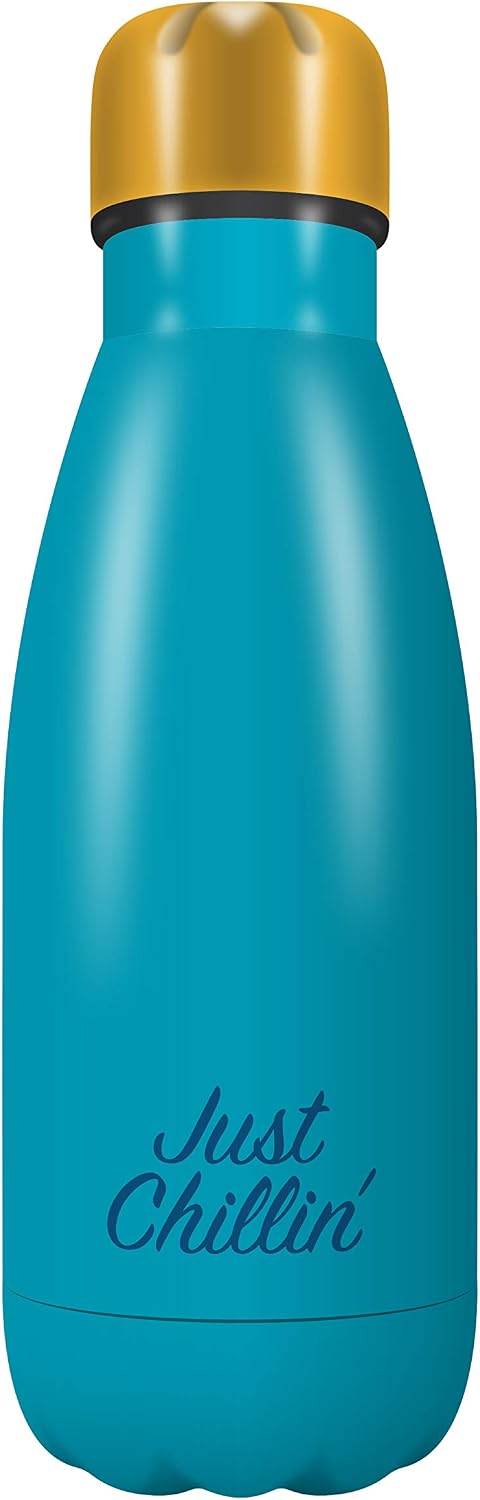 Half Moon Bay Water Bottle (Metal) 260ml - Toy Story (Ducky and Bunny), Blue, 260 ml - Image 3