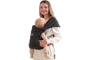 Baby Carrier Newborn to Toddler - TSRETE Baby Ergonomic and Cozy Infant Carrier with Lumbar Support for 7-25lbs,Easy Adjustable Baby Chest Carrier, Face-in and Face-Out Positions Baby Sling Carrier