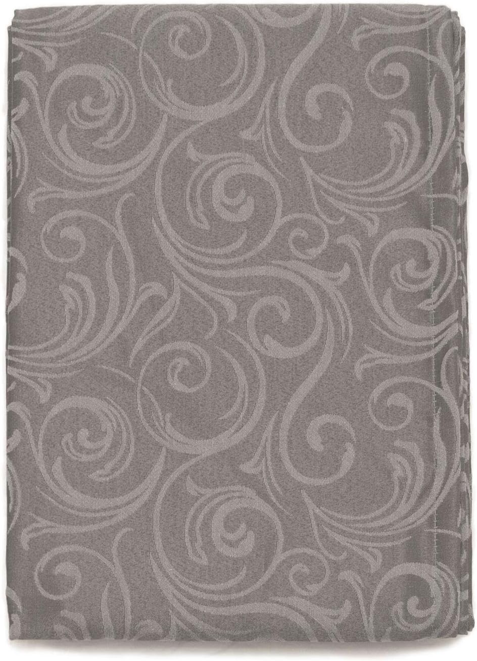 BgEurope LUXURY DARK GREY TABLE RUNNER - ANTI STAIN PROOF RESISTANT - PACK OF 2 UNITS - REF. LYON