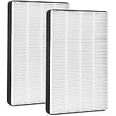 LINNIW 2 Pack F2 A2 HEPA Replacement Compatible with 3M Filtrete Room Models FAP-C02WA-G2 FAP-C03BA-G2 FAP-T03BA-G2 FAP-SCO2N FAP-CO2-A2 FAP-CO3-A2 FAP-TO3-A2