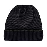 Dockers Men's Beanie Warm Winter Knit Hat, Navy