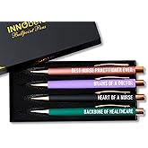 InnoBeta Nurse Practitioner Gifts for women Ballpoint Pen Set of 4, Funny Nurse Practitioner Pen, Office Tools for Nurses week - Best