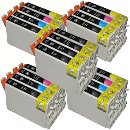 AA+inks 20x Epson TO556 Compatible Ink Cartridges T0551 T0552 T0553 T0554 for Epson Stylus Photo 