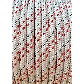 MarineNow Double Braid Polyester Low Stretch Sailing Rope Choose Size/Length/Color