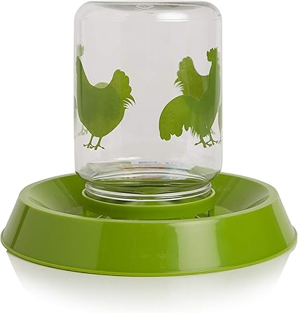 Amazon Com Lixit Feeder Waterer For Chickens 64 Ounce Pet Supplies