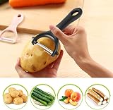 FUYOAL 2 Pcs Y Shaped Swivel Potato Peeler I Shaped Stainless Steel Vegetable view 2