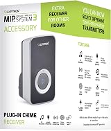LLOYTRON MIP System 3 Doorbell Receiver – 32 Melodies, 200m Range, Black view 8