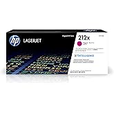 HP 212X Magenta High-Yield Toner Cartridge | Works with Color LaserJet Enterprise M554, M555, MFP M578 Series | W2123X