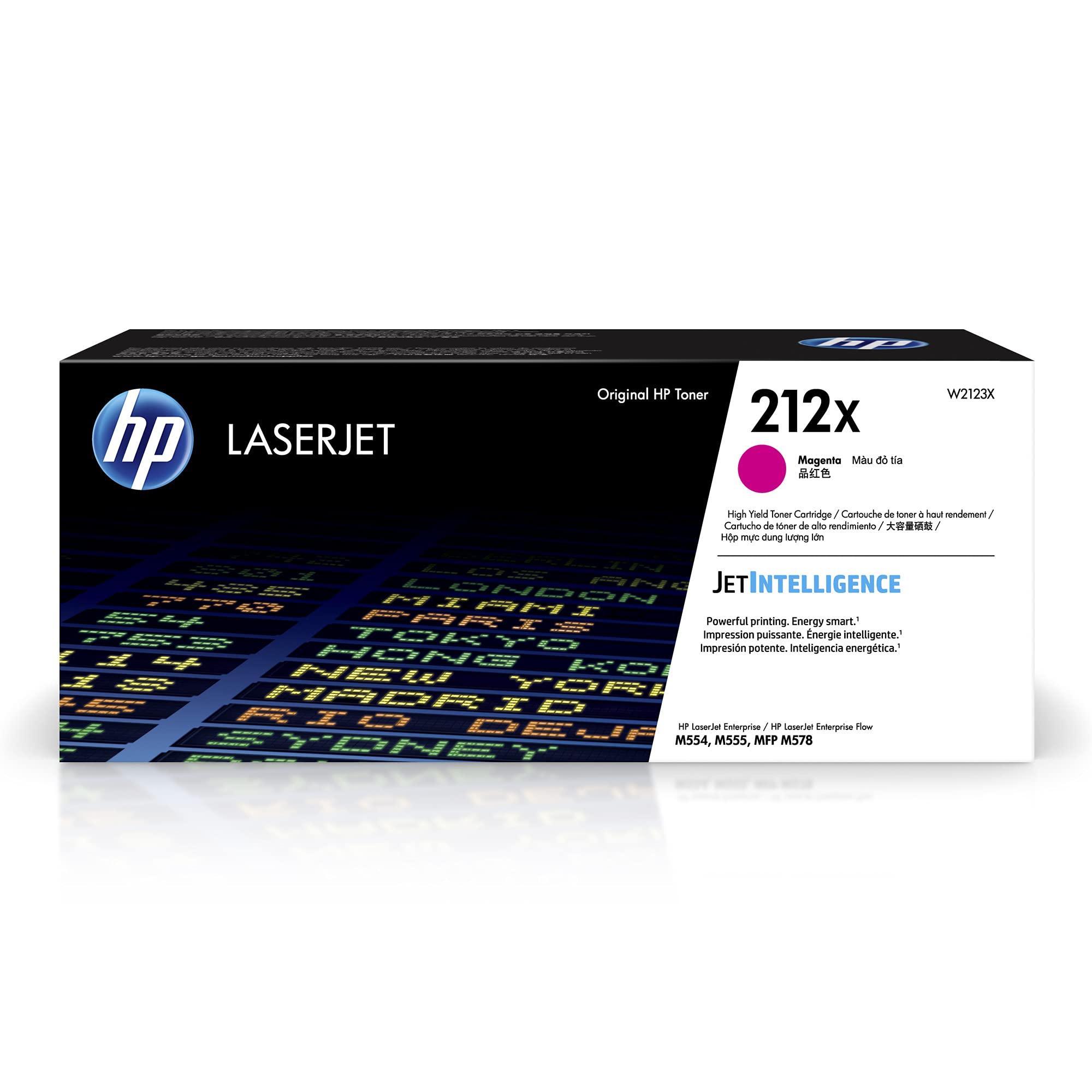 HP W2123X 212X High Yield Original LaserJet Toner Cartridge, Magenta, Single Pack