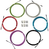 Replacement Cable for Speed Jump Rope, 6pcs 10ft Stainless Steel Wire with Polymer Coating for High Speed Jump Ropes