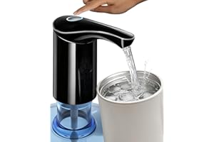 【Highest-Output】 Water Dispenser for 5 Gallon Jug, Electric USB C Water Pump Bottle Whisper-Quiet,Portable Automatic Drinking
