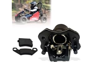 QYMOTO Coleman CK100-S Brake Caliper and Pads for 98cc Go Kart Hydraulic Rear Brake Coleman Powersports 98 cc 3.0 HP CK100 Go Kart