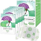 Mnswand 30 Packs Steam Eye Mask, Unscented Steam Eye Masks Disposable, Self-Heating Relief Heated Eye Mask for Fatigue, Perfect for Home, Sleep, Spa & Travel