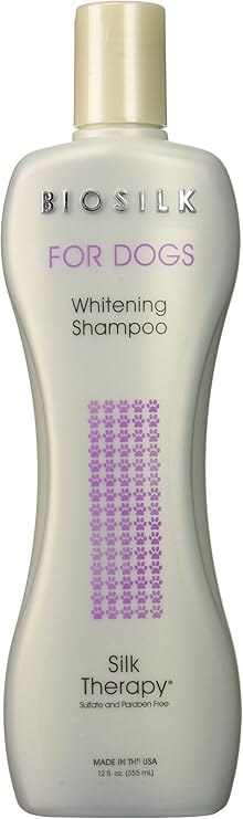 biosilk dog whitening shampoo