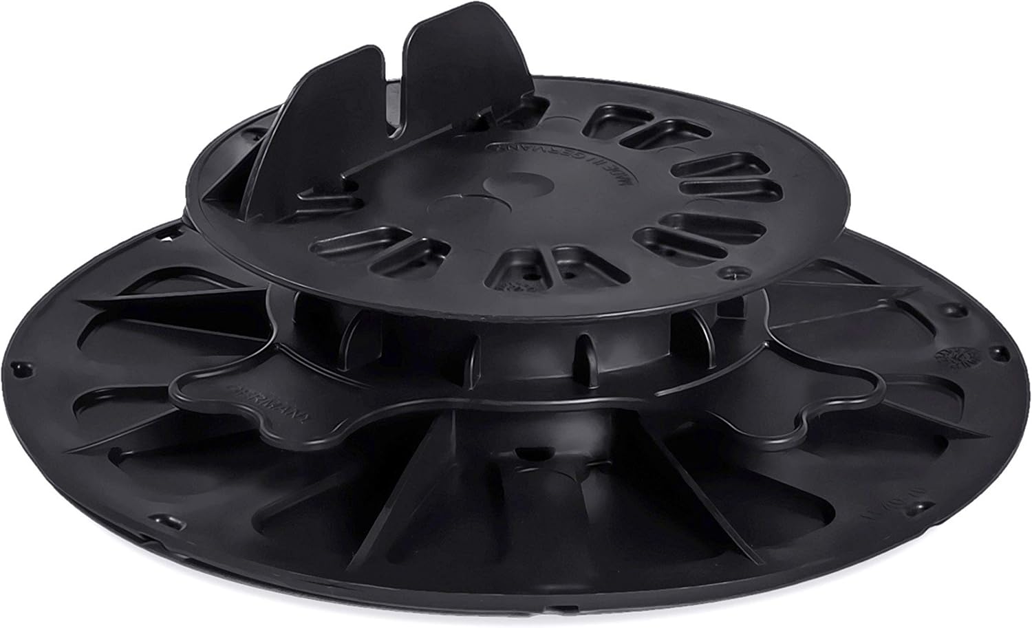 4,0-6,9cm Stelzlager (26 Stück) höhenverstellbar für Terrassendielen aussen aus WPC Holz Kunststoff - Unterkonstruktion Terrasse Alu & Holz - Gartenhaus Komplettset