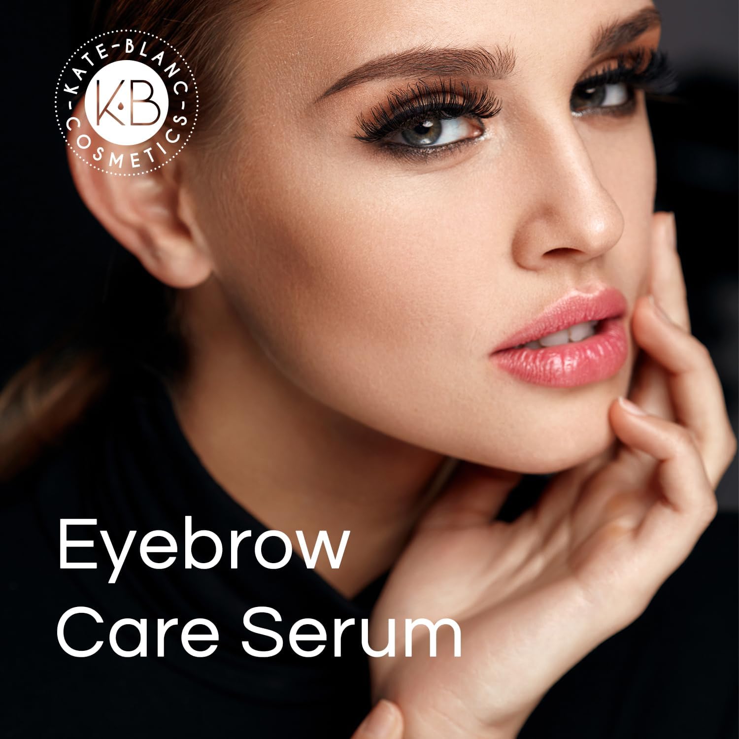 Kate Blanc Cosmetics Castor Oil Organic for Hair, Lashes, Face (2oz), 100% Pure, Cold Pressed, Hexane Free. Eyelash Serum for Thicker-Looking Eyelashes & Eyebrows