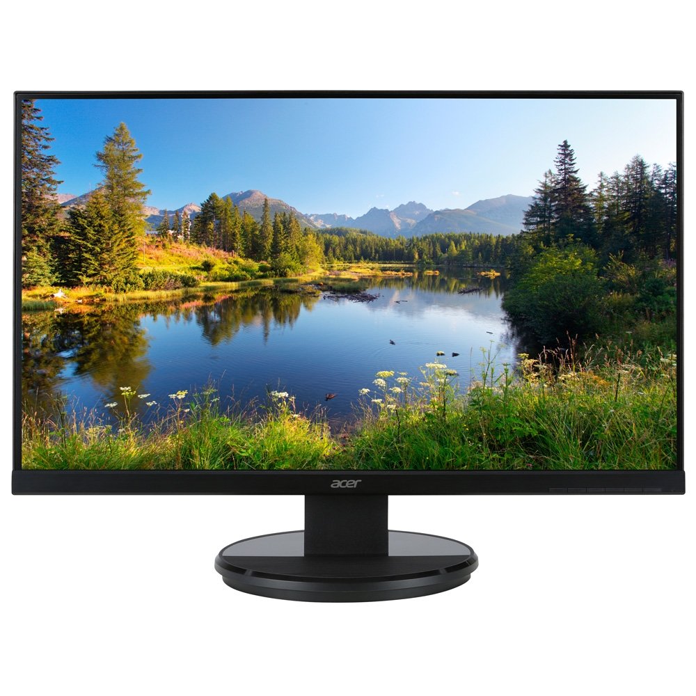 Acer K272HL 27" Edge VA LED Widescreen Display Monitor//Incomplete// cracked screen 