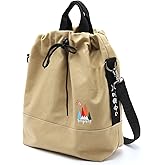 Women Canvas Tote Handbags Casual Shoulder Work Bag Crossbody Bag with Sunshine Embroidery