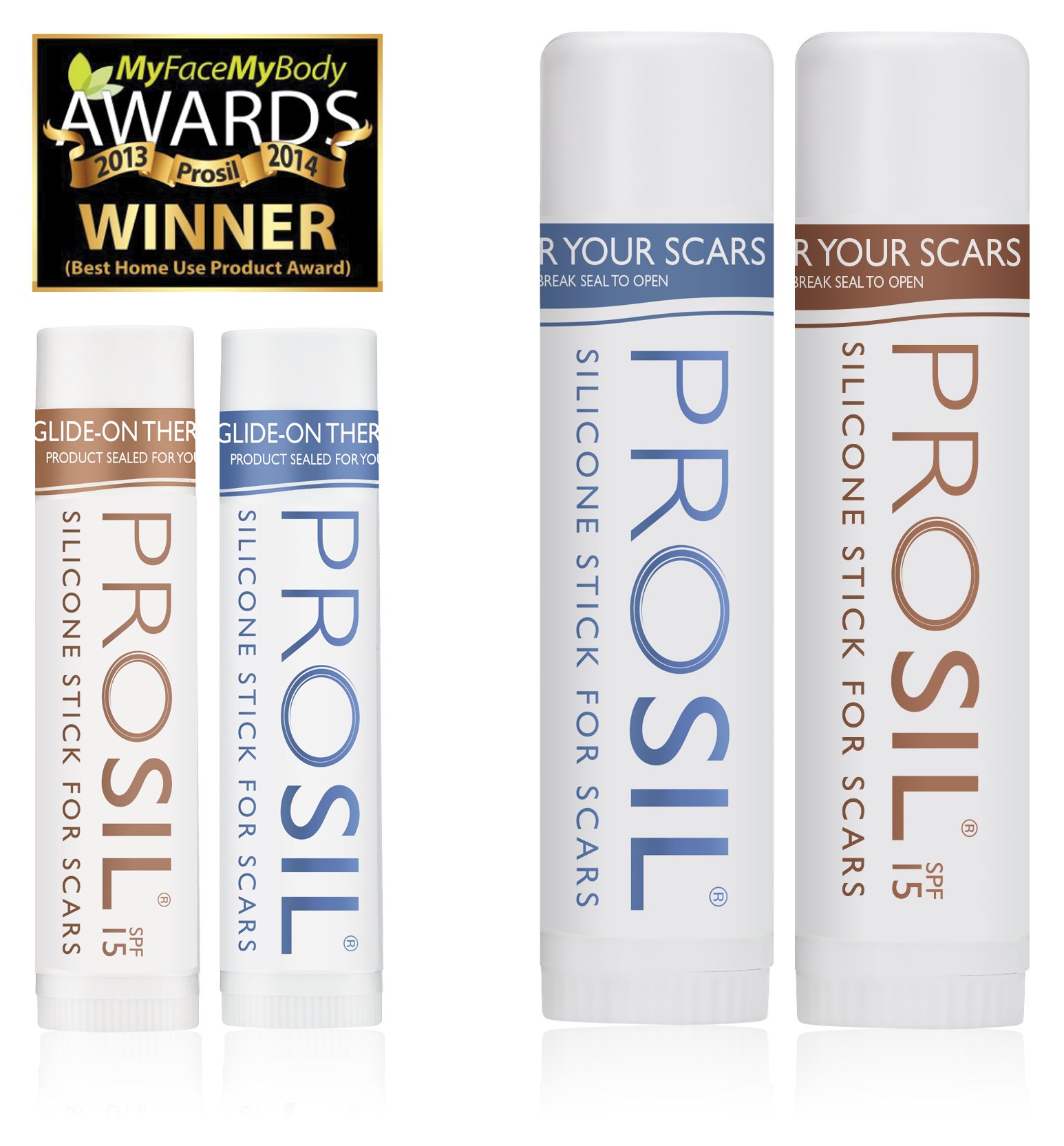 ProSil Patented Silicone Scar Treatment Stick Clinically Proven to