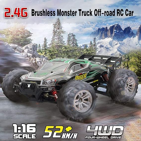 rc monster truck race