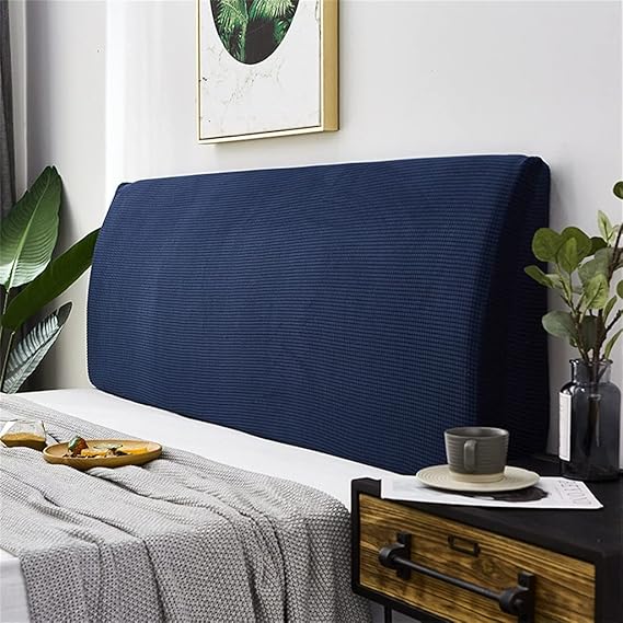 AllInclusive Headboard Cover Protector with Stretch Side And Pocket