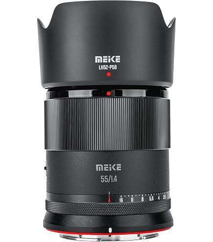 Amazon.com: Meike 55mm F1.4 AF STM APS-C Portrait Prime Lens for
